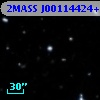 2MASS J00114424+2521588