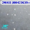 2MASS J00423639+4108115