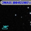 2MASS J00455907+4116265