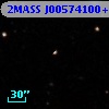 2MASS J00574100+3107037