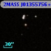 2MASS J01355756+3133184
