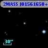 2MASS J01561650+3250029