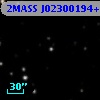 2MASS J02300194+3700489