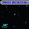 2MASS J02361316+3914272