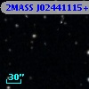 2MASS J02441115+3852233