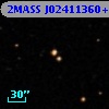 2MASS J02411360+0045451