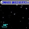 2MASS J03215772+4113081