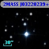 2MASS J03220239+4139043