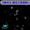 2MASS J03220498+4100564