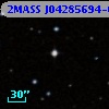 2MASS J04285694-0454411