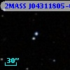 2MASS J04311805-0444195