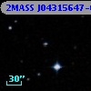 2MASS J04315647-0456562