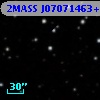 2MASS J07071463+1858003