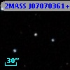 2MASS J07070361+7522046