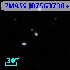 2MASS J07563730+7334496