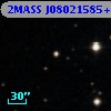 2MASS J08021585+1521081