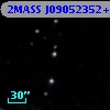 2MASS J09052352+2534569