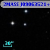 2MASS J09063521+2557440