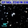 Cl* NGC 7243      M     116