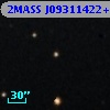 2MASS J09311422+6254054