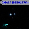 2MASS J09501376+1236384