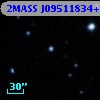 2MASS J09511834+1257491