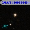 2MASS J10035643+7132230