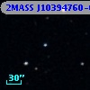 2MASS J10394760-0028558