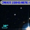 2MASS J10414076-0014553
