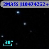 2MASS J10474252+7253427