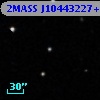 2MASS J10443227+1226302