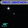 2MASS J10473429+1302565
