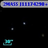 2MASS J11174290+1710073