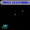 2MASS J11174600+1709462