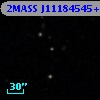 2MASS J11184545+1728031