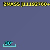 2MASS J11192760+1823263