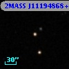 2MASS J11194868+1801533