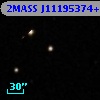 2MASS J11195374+1743350