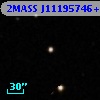 2MASS J11195746+1745154