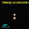 2MASS J11201438+1741201