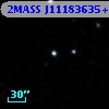 2MASS J11183635+5324081