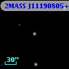 2MASS J11190805+5251240