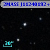 2MASS J11240192+4257465