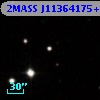 2MASS J11364175+3133388