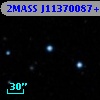 2MASS J11370087+3238062