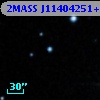 2MASS J11404251+3243171