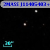 2MASS J11405403+3145082