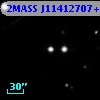 2MASS J11412707+3128283