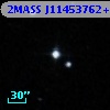 2MASS J11453762+6025564