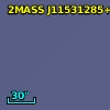 2MASS J11531285+0624010